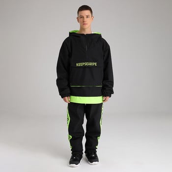 2022 Ski Suit OVERSIZE Loose Hip-hop Έκδοση Ski Suit Suit Single Board Γυναικεία ανδρική αδιάβροχη στολή χιονιού