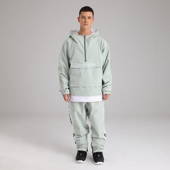 2022 Ski Suit OVERSIZE Loose Hip-hop Έκδοση Ski Suit Suit Single Board Γυναικεία ανδρική αδιάβροχη στολή χιονιού