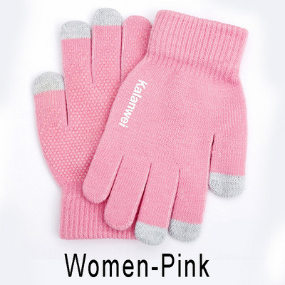 Vyrai, moterys, žieminės megztos pirštinės Aukštos kokybės jutiklinis ekranas, šildomos pirštinės, lauko sportinės dviračių sportinės bėgimo slidinėjimo pirštinės