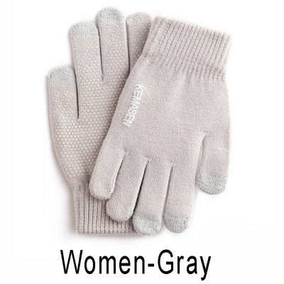 Vyrai, moterys, žieminės megztos pirštinės Aukštos kokybės jutiklinis ekranas, šildomos pirštinės, lauko sportinės dviračių sportinės bėgimo slidinėjimo pirštinės