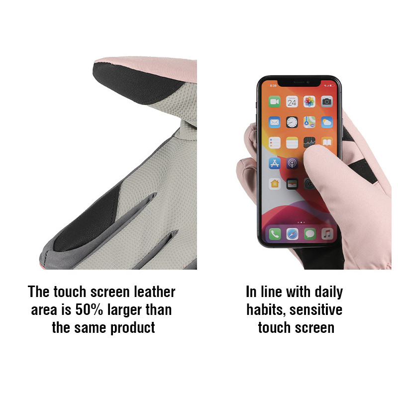 Žieminės pirštinės Moteriškos slidinėjimo pirštinės su jutiklinio ekrano funkcija Terminės pirštinės Šiltos sniego pirštinės Neperšlampamos snieglentės Moteriškos vyriškos pirštinės