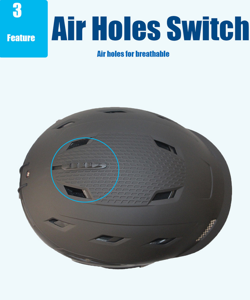 Geriausi 2022 m. slidinėjimo šalmai Suaugusiesiems integruotas itin lengvas moteriškas CE EN-1077 sniego šalmas, lauko sportinis riedlenčių snieglenčių šalmas vyrams