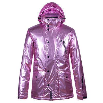 Mada spindintis moteriškas ledinis sniego kostiumas, snieglenčių sportui, vandeniui atsparus kostiumas lauko sportui žiemos komplektai slidinėjimo striukė + kelnės