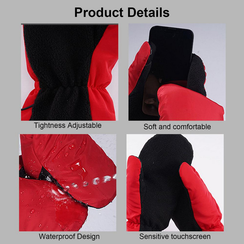 USB fűtőkesztyűk vízálló hőszigetelt fűthető kesztyűk téli sportokhoz szabadban hegymászáshoz túrázáshoz sífűtött kézmelegítő