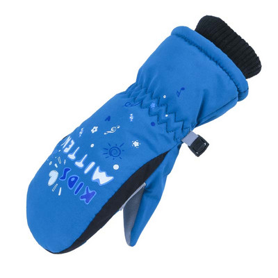 Atsparios vėjui berniukams mergaitėms kūdikių snieglenčių pirštinės lauke žiemos vaikams šiltos slidinėjimo sniego pirštinės