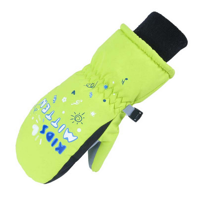 Atsparios vėjui berniukams mergaitėms kūdikių snieglenčių pirštinės lauke žiemos vaikams šiltos slidinėjimo sniego pirštinės