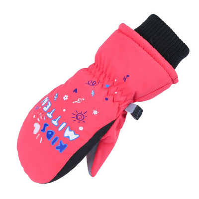 Atsparios vėjui berniukams mergaitėms kūdikių snieglenčių pirštinės lauke žiemos vaikams šiltos slidinėjimo sniego pirštinės