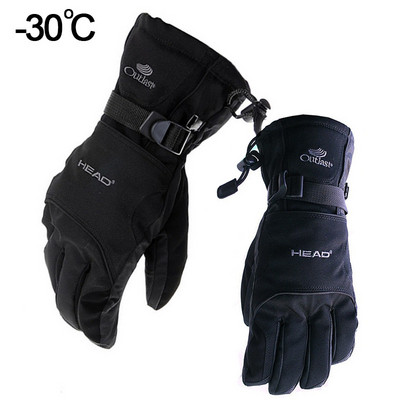 Nové pánske lyžiarske rukavice, snowboardové rukavice, snežné skútre, motocyklové zimné rukavice, vetruodolné, nepremokavé unisex zimné rukavice
