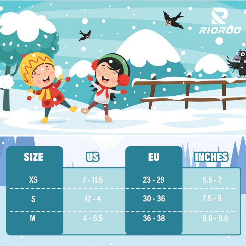 Merino vilnos vaikiškos slidinėjimo kojinės 1/2/3 poros žieminės šiltos kojinės, slidinėjimo snieglenčių kojinės mažiems berniukams ir mergaitėms