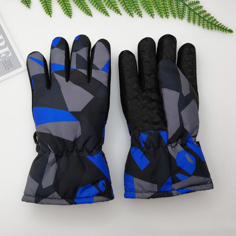 Gyerekek síkesztyűk Gyerekek Téli Hó Meleg kesztyűk Melegen tartanak Fiú Lányok Sí Snowboard Szélálló Vízálló Vastag 8-13 Év