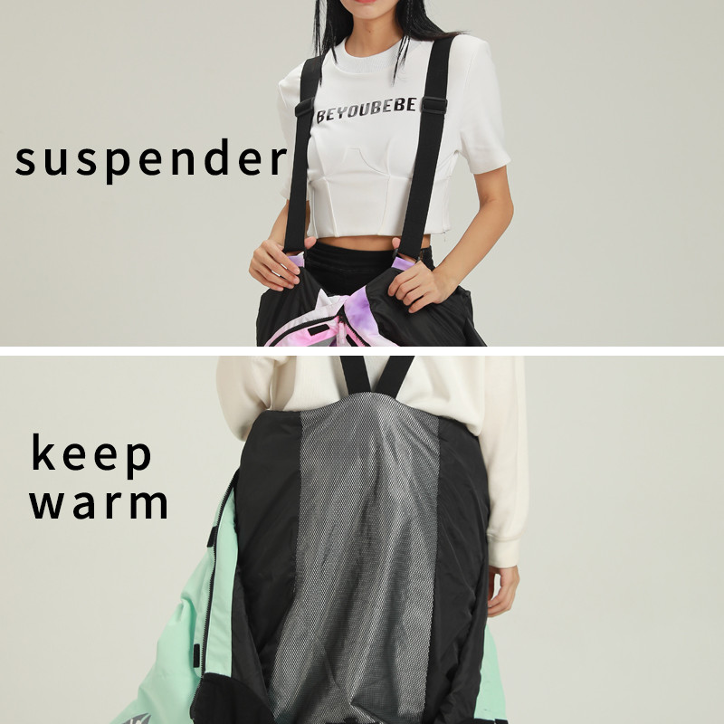 Vízálló női egyrészes síruha kapucnis női sízuhany, téli sport női hóruha Snowboard overál hegyi ruha