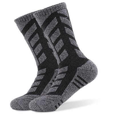 Žiemos sportas terminės slidinėjimo kojinės vyrams lauke, žygiams pėsčiomis, termoso kojinėmis neslystančios storos apačios laisvalaikio dviračių kojinės EU 39-47