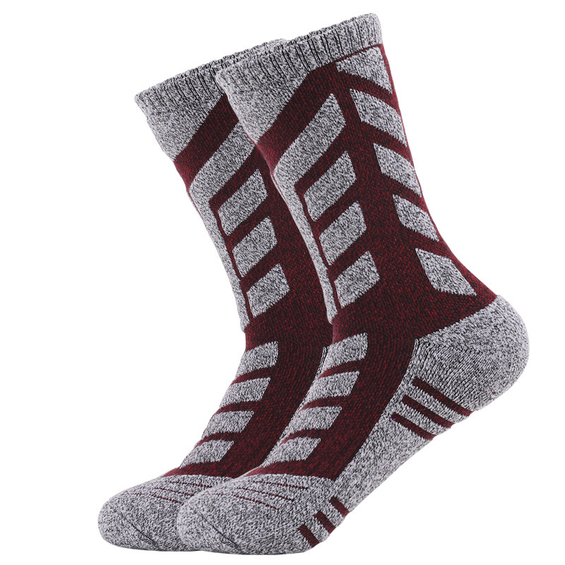 Žiemos sportas terminės slidinėjimo kojinės vyrams lauke, žygiams pėsčiomis, termoso kojinėmis neslystančios storos apačios laisvalaikio dviračių kojinės EU 39-47
