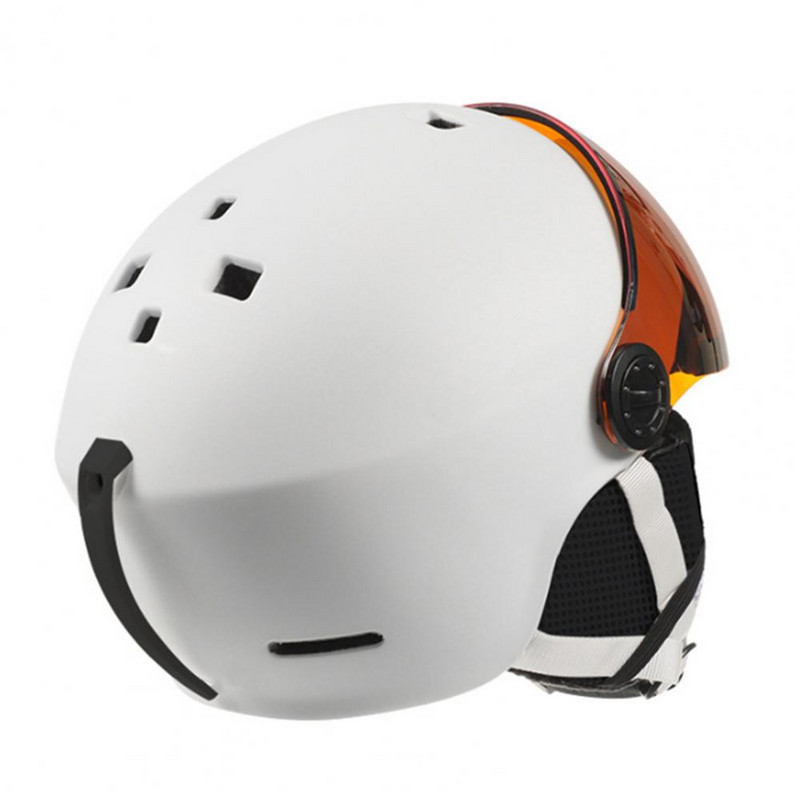 Vyrų, moterų, žiemos sniego sporto šakų, slidžių važiavimas dviračiu, integruotas snieglenčių šalmas, lauko slidinėjimo įranga, galvos apsaugos įrankis