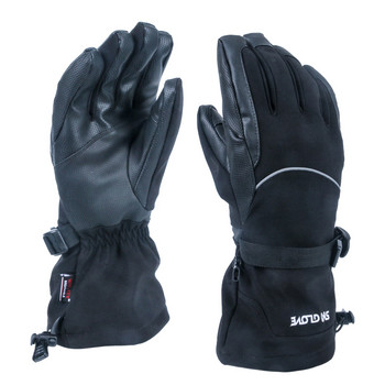 Сензорни ръкавици за ски сняг DuPont Sorona Изолация Мъже Жени Зима Топли ръкавици за моторна шейна