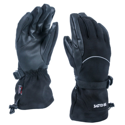 Sniego slidinėjimo pirštinės su jutikliniu ekranu DuPont Sorona izoliacinės vyriškos moteriškos žiemos šiltos sniego motociklų pirštinės