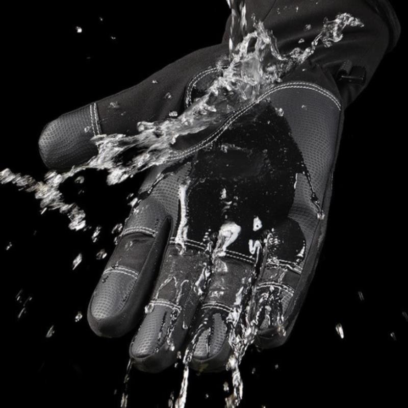 Žieminės žvejybos pirštinės, 2 pirštai, vandeniui atsparios vėjui atsparios dviračių meškeriojimo pirštinės, šiltos apsaugos žuvies meškeriojimo pirštinės