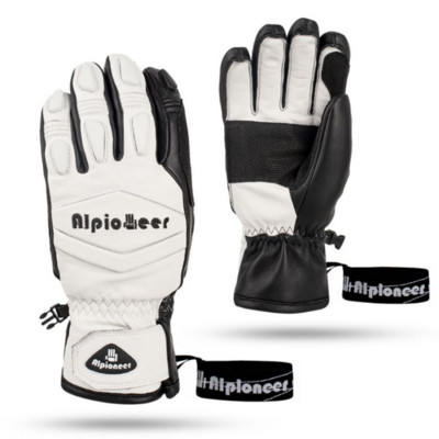 Mănuși de schi Bărbați, femei, schi, snowboard, motociclete de zăpadă, mănuși pentru motocicletă, iarnă, caldă, pentru sport, pentru zăpadă, piele, impermeabilă, rezistentă la vânt