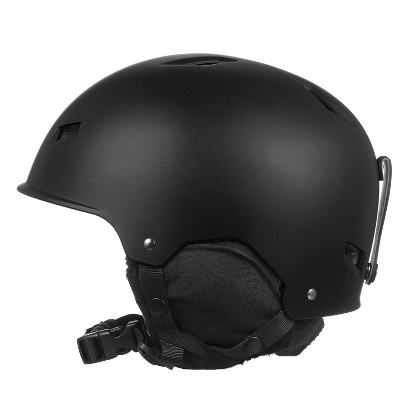 Patvarūs sniego šalmai su akiniais pritvirtinta dirželiu Moteriški vyrų snieglenčių šalmai su nuimama ausine, apsauginis slidinėjimo šalmas 2021 m.