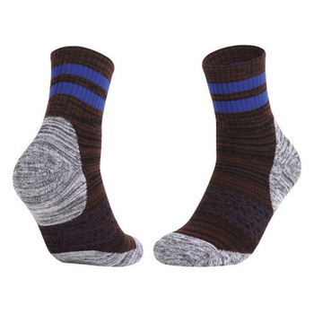 Зимни памучни по-дебели топли ски чорапи Риболов Мъже Жени Бягане Колоездене Спортни чорапи Катерене Туристически термочорапи