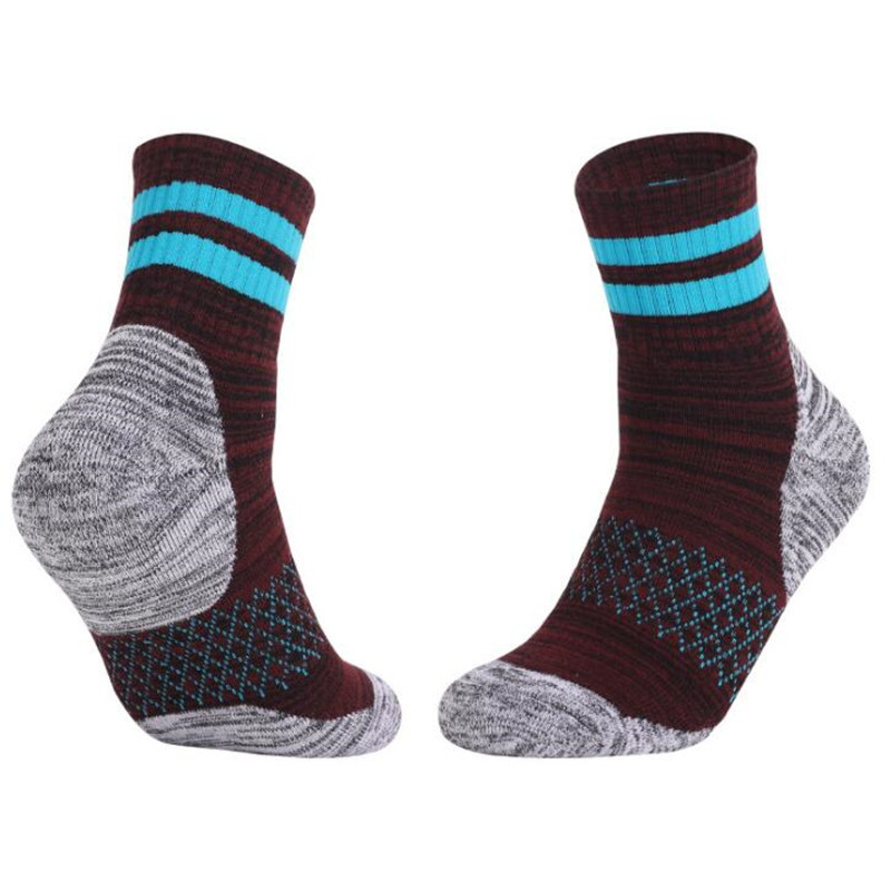 Téli pamut vastagabb meleg sízokni Horgászat Férfi Női Futás Kerékpározás Sportzokni Hegymászás Túrázás Termálzokni