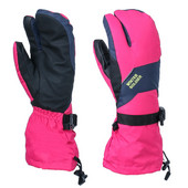 Naujos 3 pirštų vandeniui atsparios žieminės vyriškos moteriškos slidinėjimo pirštinės su jutikliniu ekranu šiltos slidinėjimo snieglenčių pirštinės