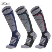 Profesionalios slidinėjimo kojinės žieminės šiltos sutirštintos pagalvėlės rankšluosčio dugnas lauko sportui žygiams laipiojimo ilgos kojinės 35-45 dydis