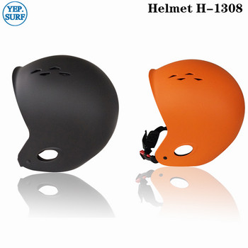 Спортна каска H-1308 Оранжев/черен цвят Пълни каски Каски за ски/кънки Каска за водни спортове