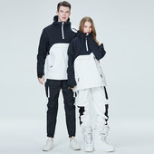Zimski par Muška ženska skijaška odijela Radna odjeća Skijaška jakna i hlače Topli vodootporni muški kaput za snowboarding Skijaška majica s kapuljačom i hlače
