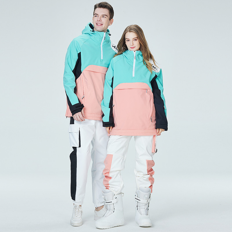 Zimski par Muška ženska skijaška odijela Radna odjeća Skijaška jakna i hlače Topli vodootporni muški kaput za snowboarding Skijaška majica s kapuljačom i hlače