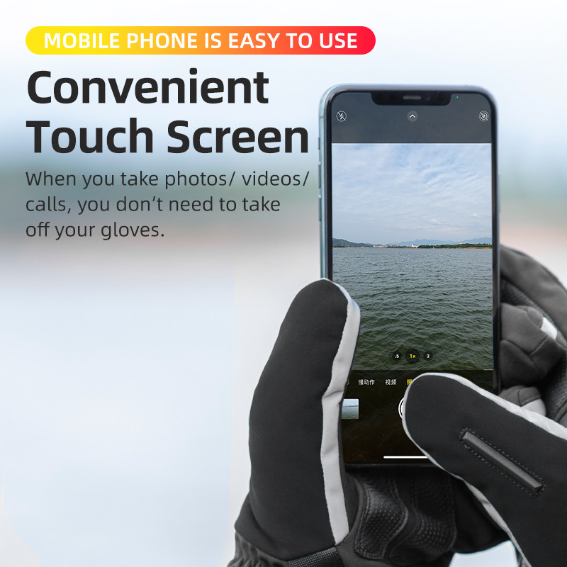 ROCKBROS slidinėjimo pirštinės, snieglenčių pirštinės