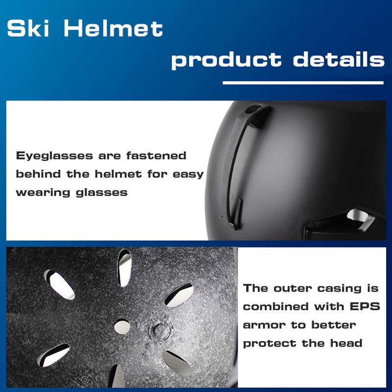 Slidinėjimo šalmas Itin lengvas, integruotas, kvėpuojantis snieglenčių šalmas, riedlentės šalmas, skirtas suaugusiems ir vaikams, galvos apimtis 54-62 cm