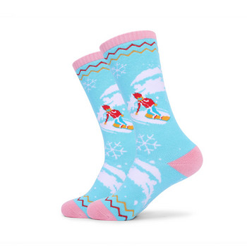 Χειμερινές βαμβακερές Παιδικές ζεστές κάλτσες σκι Πιο παχύ μαξιλάρι Snow Skating Θερμικά κορίτσια Αγόρια Αθλητικές κάλτσες Θερμοκάλτσες 1Ζεύγη