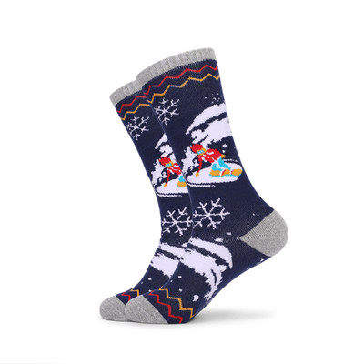 Žieminės medvilninės vaikiškos šiltos slidinėjimo kojinės Storesnės pagalvėlės sniego čiuožimo termosas mergaitėms berniukams sportinės kojinės termokojinės 1 poros