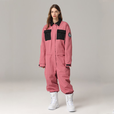 Naujas vientisas slidinėjimo kostiumas moterims vyriškas lauko alpinizmo snieglenčių striukė, šiltas, atsparus vėjui ir vandeniui atsparus slidinėjimo komplektas.