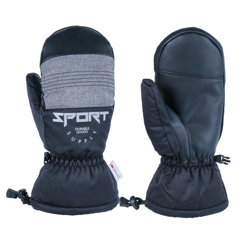 Mănuși de schi și zăpadă rezistente la apă de iarnă Smartphone roz, ecran tactil, bărbați, femei, mănuși de schi calde