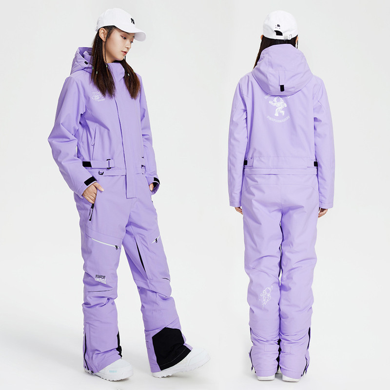 Zimné športové nepremokavé lyžiarske overaly pre ženy s kapucňou, horské ženy, jednodielne zimné overaly, dámske snowboardové overaly, teplé overaly