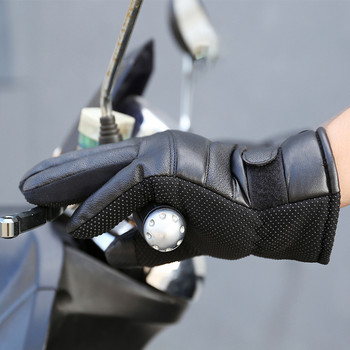 Мъжки нагреваеми ръкавици USB акумулаторна нагревател за ръце Електрически нагревателни ръкавици Зимни термални ръкавици със сензорен екран Неплъзгащи се велосипедни ръкавици