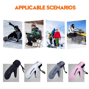 Мъже, жени, ски ръкавици, дишащи ски ръкавици, сноуборд ръкавици със сензорен екран