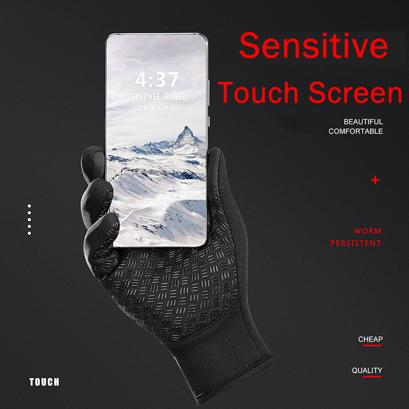 2021 m. žiemos šiltos vyriškos slidinėjimo pirštinės, liečiamasis ekranas, atsparus vėjui, neslystantis sportinis lauko žvejyba, vandeniui atsparios moteriškos madingos jodinėjimo pirštinės