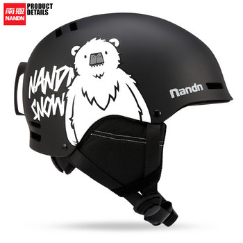 NANDN Ски каска Ски каска за възрастни Каска за сняг Защитна каска за скейтборд Ски сноуборд