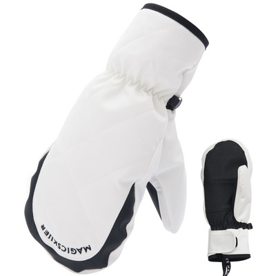 Itin storos PU palmių slidinėjimo pirštinės Žiemos sniegas Lauko Sportas Moterims Šiltas Sniego motociklas Motociklas Neperšlampamas Neperšlampamas snieglentės