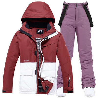 -30 Costumul pentru zăpadă de gheață pentru bărbați sau femei. Îmbrăcăminte pentru snowboarding. Costume de schi. Seturi de iarnă, impermeabile, în aer liber, jachete și pantaloni, unsex.