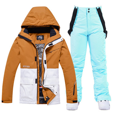 -30 Costumul pentru zăpadă de gheață pentru bărbați sau femei. Îmbrăcăminte pentru snowboarding. Costume de schi. Seturi de iarnă, impermeabile, în aer liber, jachete și pantaloni, unsex.