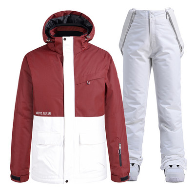 -30 Costumul pentru zăpadă de gheață pentru bărbați sau femei. Îmbrăcăminte pentru snowboarding. Costume de schi. Seturi de iarnă, impermeabile, în aer liber, jachete și pantaloni, unsex.