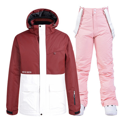 -30 Costumul pentru zăpadă de gheață pentru bărbați sau femei. Îmbrăcăminte pentru snowboarding. Costume de schi. Seturi de iarnă, impermeabile, în aer liber, jachete și pantaloni, unsex.