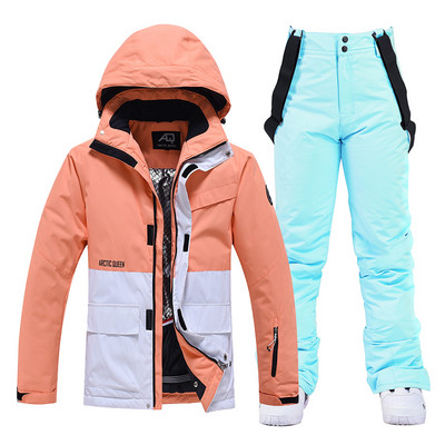 -30 Costumul pentru zăpadă de gheață pentru bărbați sau femei. Îmbrăcăminte pentru snowboarding. Costume de schi. Seturi de iarnă, impermeabile, în aer liber, jachete și pantaloni, unsex.