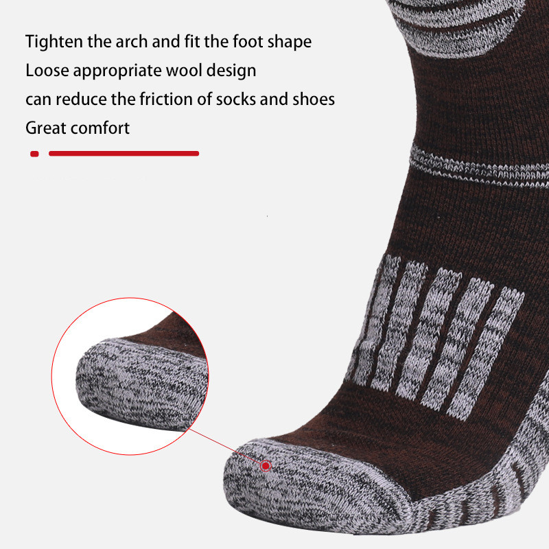 Merino vlnené lyžiarske ponožky, zimné športy, snowboarding, cyklistika, turistika, lyžovanie, pančuchy, muži, ženy, podkolienky, termálne ponožky