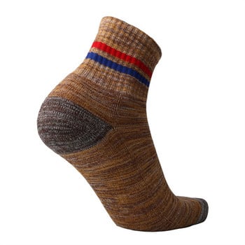 Зимни дамски мъжки памучни топли ски чорапи дишащи удобни спортни туризъм трекинг термо чорапи