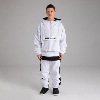 Nauji Slidinėjimo Kostiumai Moteriški Lauko Snieglenčių Striukės Vyriškos Laisvos Kelnės Slidinėjimo Komplektas Žieminiai Drabužiai Sniego kelnės Slidinėjimo Striukės Kombinezonai